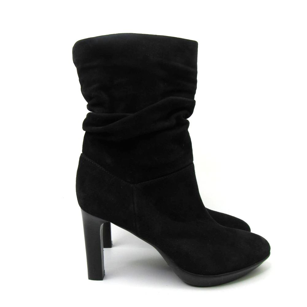 Aquatalia Women's Raegan Weatherproof Slouchy High-Heel Boots SZ 7